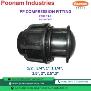 PP Compression End Cap 12 To 3