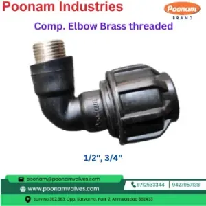 PP Compression Mt Bend Brass 12