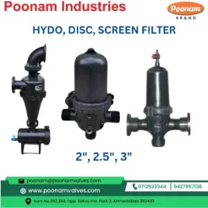 PP Hydrocyclone Disc Screen Filter In India