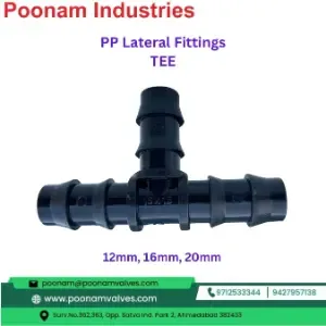 PP Lateral Tee 12mm 16mm 20mm