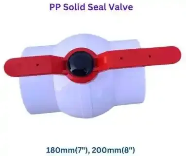 PP Solid Seal Valve 180mm
