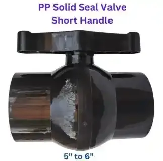 PP Solid Seal Valve Pl Sc Short Handle 140mm