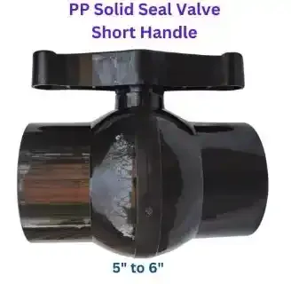 PP Solid Seal Valve Pl Sc Short Handle 160mm