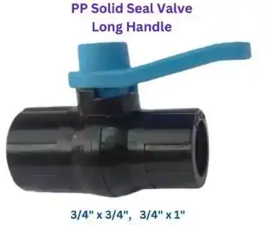 PP Solid Valve Long Handle 34 X 1 Copy