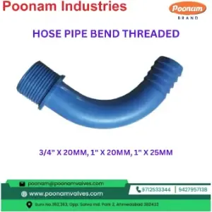 PP Hose Pipe Bend Threaded
