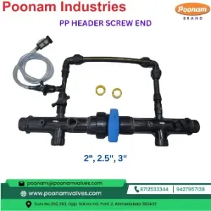 PP Header Aasebly Screw EndWith Ventury Set